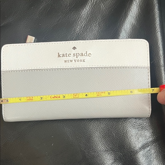 New Kate Spade white and grayWallet and Card Holder Duo - Picture 12 of 14